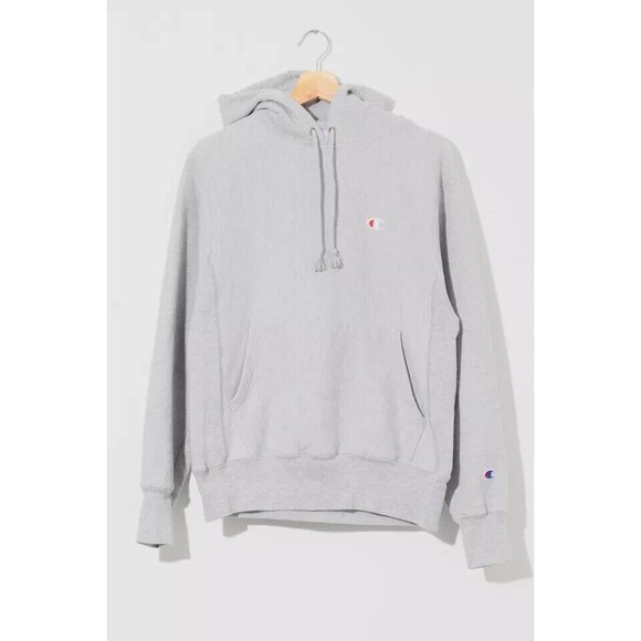 Champion Reverse Weave Hoodie Oxford Gray Sweatshirt Vintage - Men's Medium NWT - Picture 1 of 6